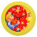 Zegar dziecięcy żółty
