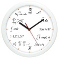 matematyk zegar z białą ramką