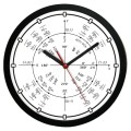 Zegar matematyk z czarną ramką