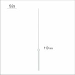 Wskazówka sekundnika srebrna długa /S6