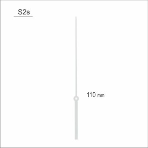 Wskazówka sekundnika srebrna długa /S6