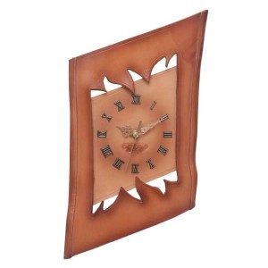 Zegar naścienny skóra #5