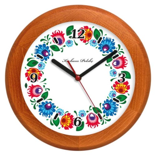 zegar drewniany kocham Polskę calvados