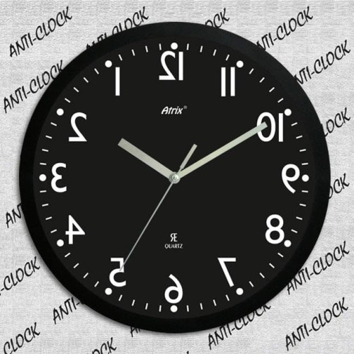 czarny antyzegar z czarną tarczą