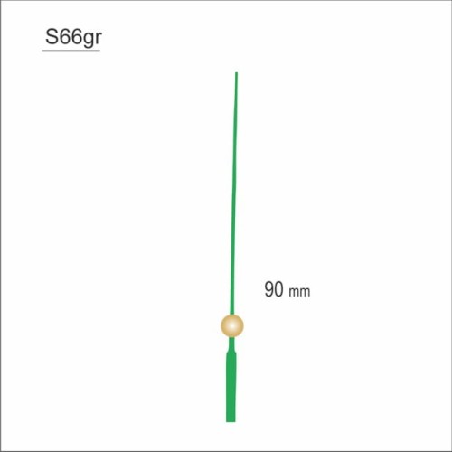 sekundnik w kolorze zielonym