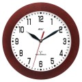 zegar drewniany radiowy mahoń