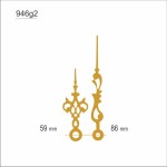 Wskazówki zegarowe ażurowe /W10