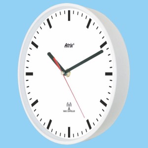 Zegar biały sterowany radiowo #2