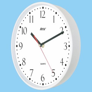 Zegar plastikowy biały Super Cichy 30cm