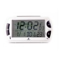 cyfrowy budzik DCF biały