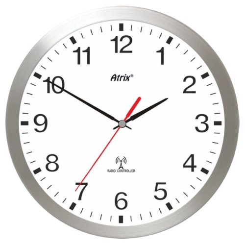 Zegar aluminiowy radio controlled