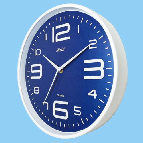 Zegar Alfa niebieski