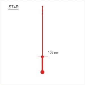 Wskazówka sekundnika czerwone kropki /S74