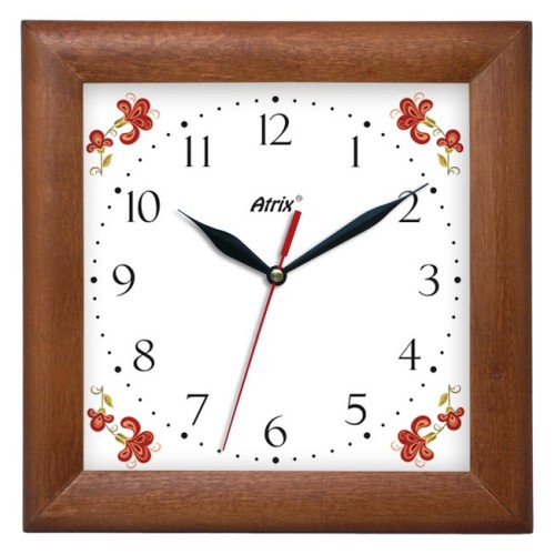 Zegar drewniany jasny dąb