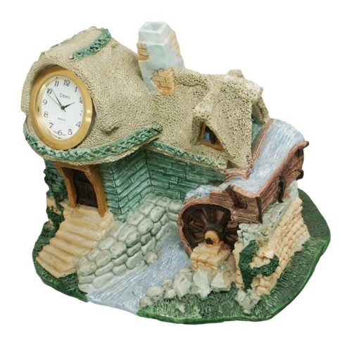 ceramiczny zegar domek