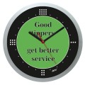 good tippers zegar z zieloną tarczą
