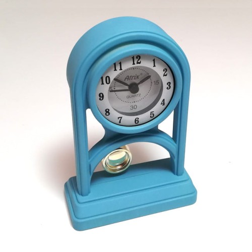 mini zegar z wahadełkiem/niebieski