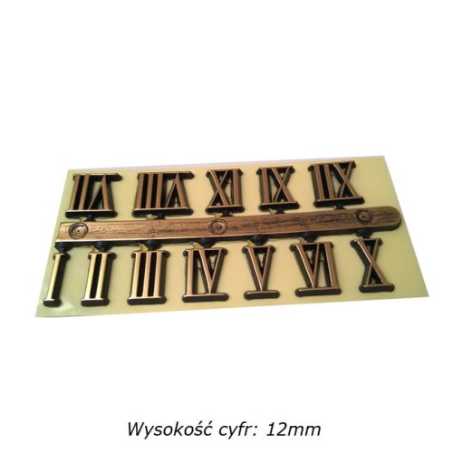 komplet cyfr rzymskich