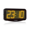 zegar LED zółty