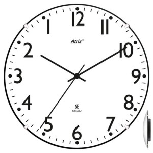 Zegar chodzący do tyłu convex #1