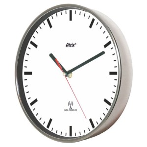 Zegar chromowany sterowany radiowo #3