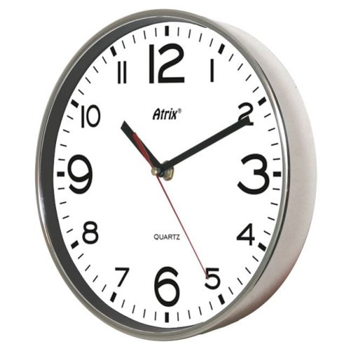 Zegar z metalizowaną ramką