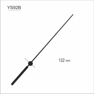 Wskazówka sekundnika czarna /YS92B