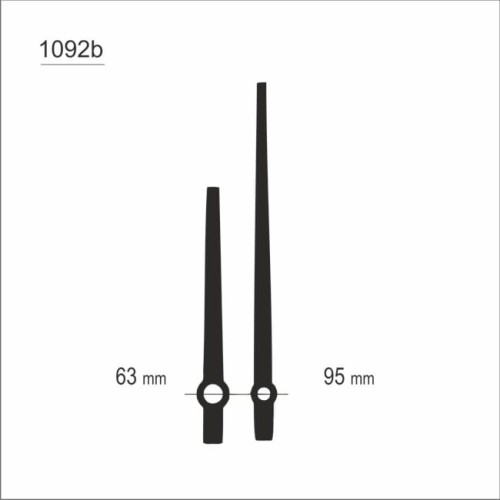 czarne wskazówki typu SK