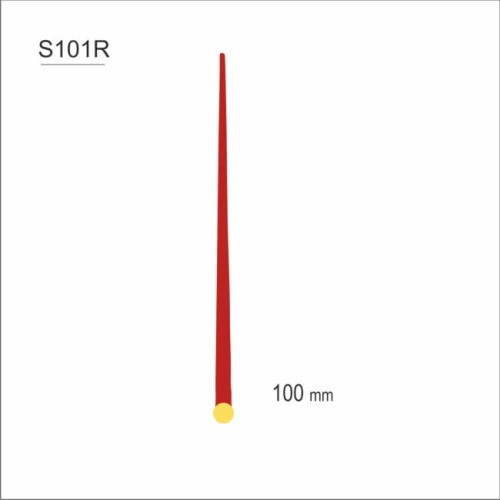 czerwony sekundnik ze złotą główką