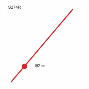 Wskazówka sekundnika długa czerwona /S274