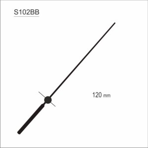 Wskazówka sekundnika długa czarna /S102