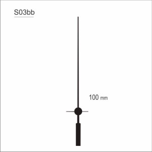 Wskazówka sekundnika czarna /S16B