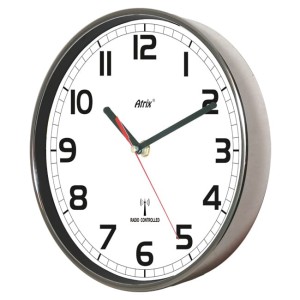 Zegar chromowany sterowany radiowo #4