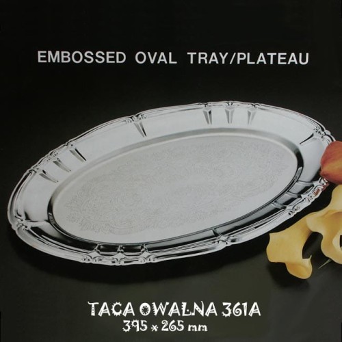 Metalowa tarcza owalna