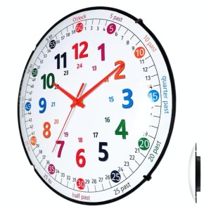 Zegar soczewka nauka odczytu czasu ENG/ 30cm