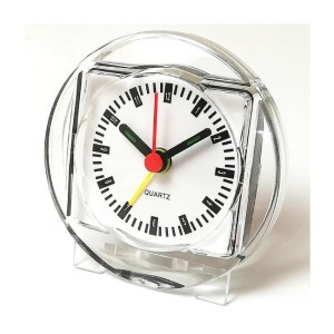 Budzik kwarcowy transparentny 9191