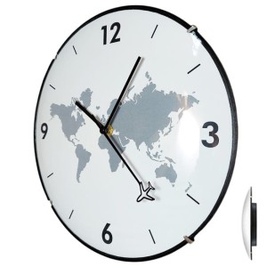 Zegar dookoła świata convex super cichy /30cm