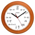 matematyk  zegar drewniany calvados
