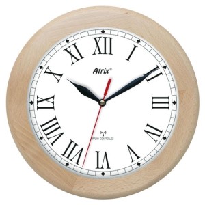 Zegar drewniany sterowany radiowo P4