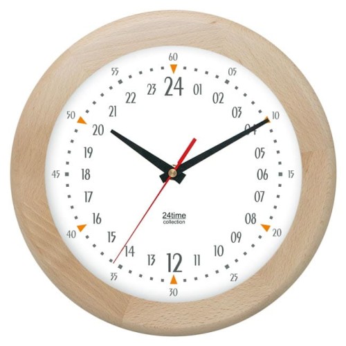 Zegar drewniany jesion