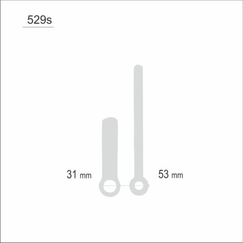 srebrne wskazaówki zegarowe