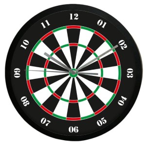 Zegar ścienny Sport czas na rzutki