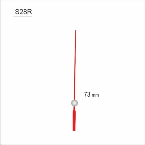 czerwony sekundnik zegarowy