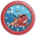 Zegar tarzan z budzikiem czerwony