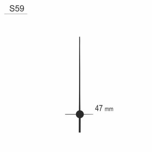 Wskazówka sekundnika czarna /S59