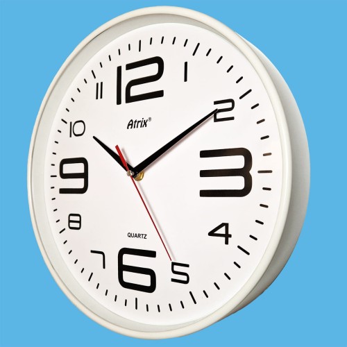 Zegar ścienny Alfa biały