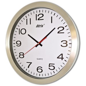 Duży zegar aluminiowy #2 Super Cichy /40cm