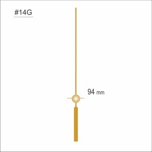 Wskazówka sekundnika złota /S54