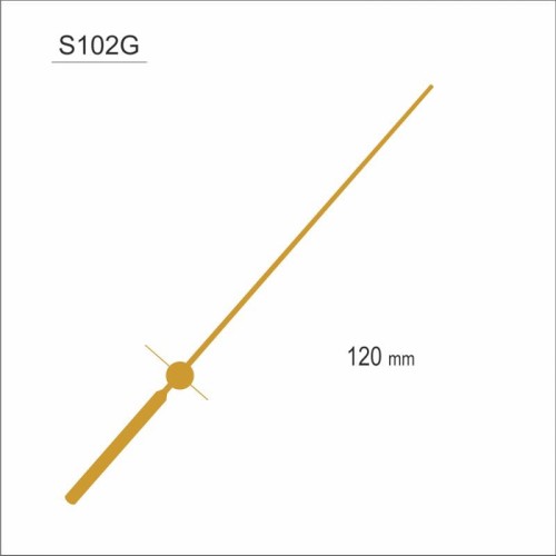 długi złoty sekundnik typu SK