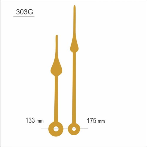 długie wskazówki ozdobne